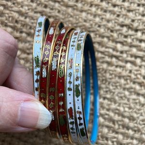 Vintage Cloisonné Bangles